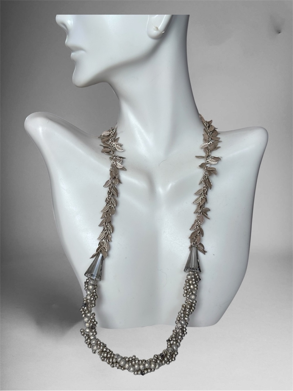 🌼VTG Braided Mixed Media Choker Necklace